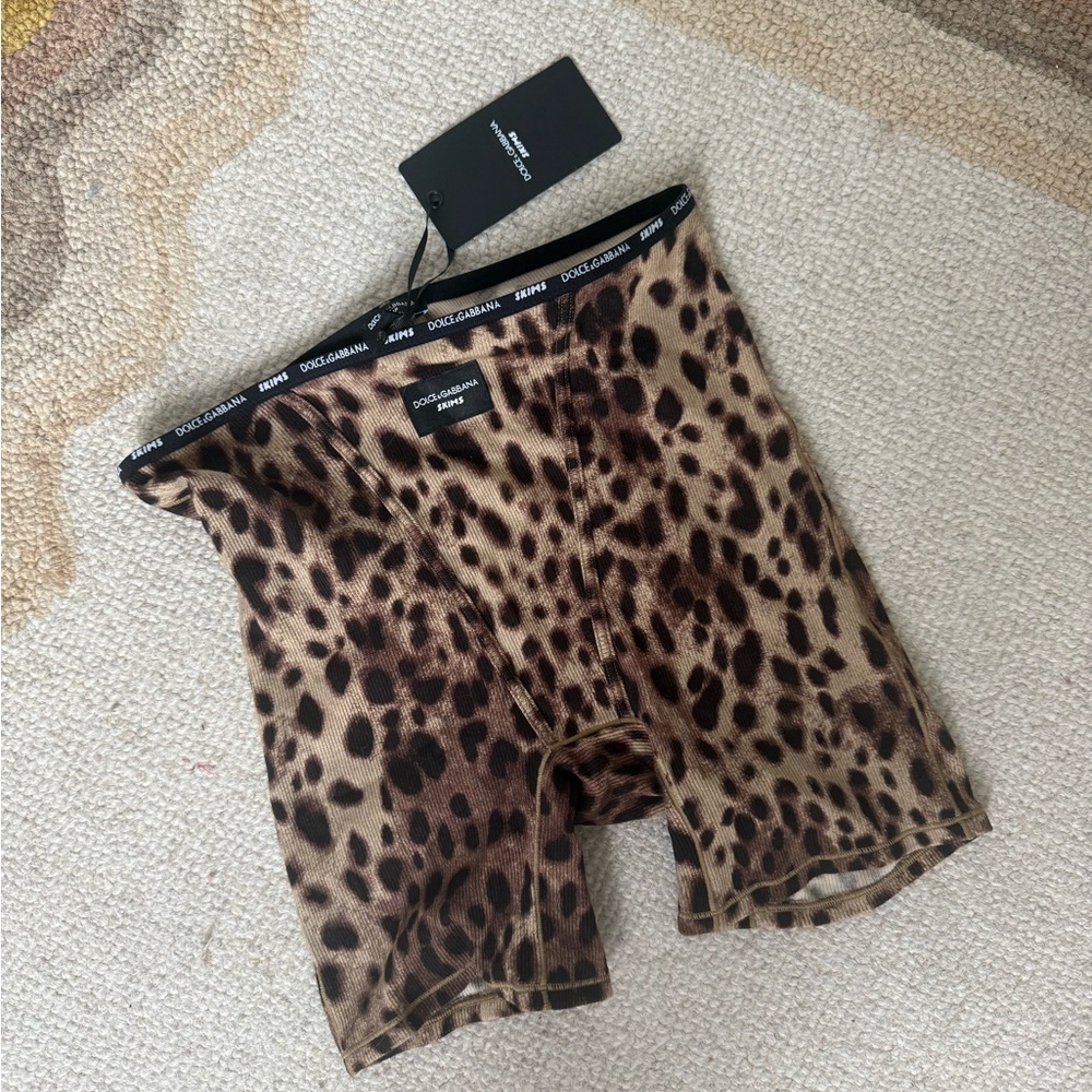 SKIMS Leopard Print Shorts